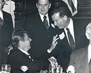 Robert J. Lagomarsino with President Ronald Regan