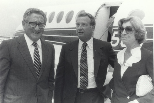 Lagomarsino and wife with Kissinger